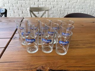 12 Vasos Caña Mahou Sin Cerveza