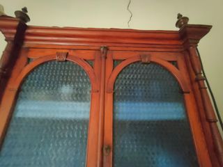 Mueble vitrina aparador Isabelino siglo XIX