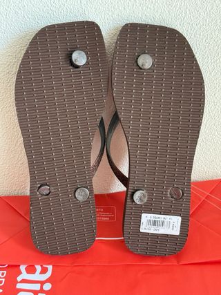 Havaianas Square Glitter castanho 37/38