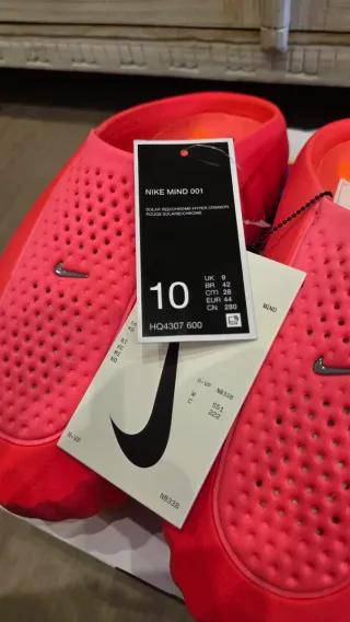 Nike Mind 001 Slide Solar Red 44
