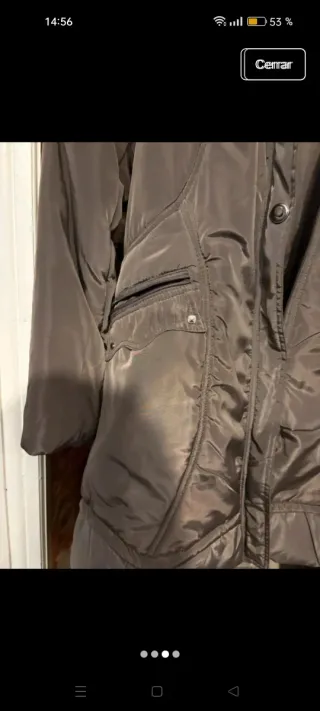 Abrigo de mujer marrón