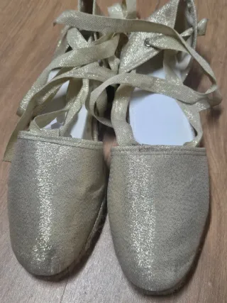 Espardenyas doradas niña/mujer