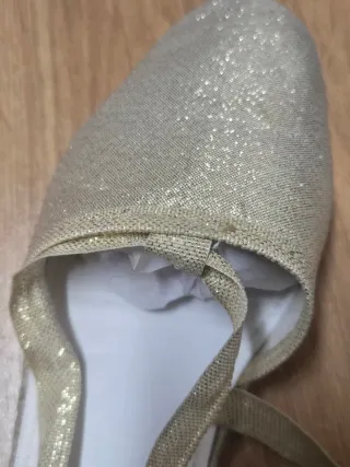 Espardenyas doradas niña/mujer