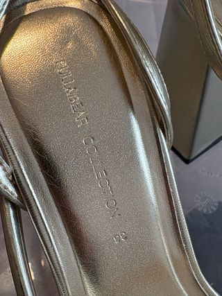 Sandalias doradas plataforma