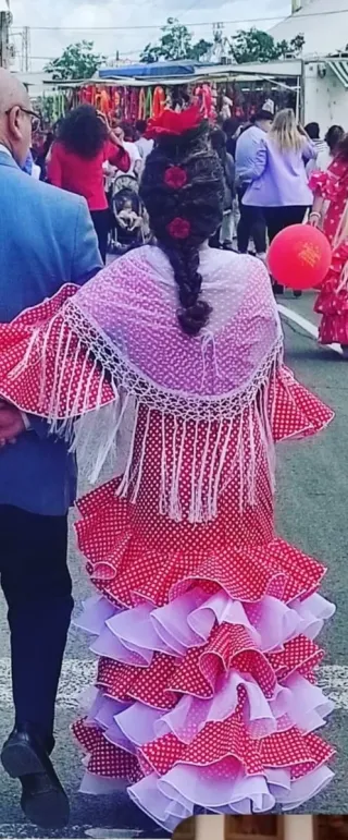 Traje de flamenca para niña