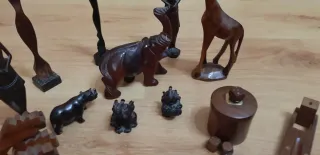 Figuras de madera artesanales