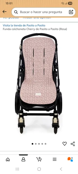 Colchoneta Pasito a Pasito Cherry Rosa