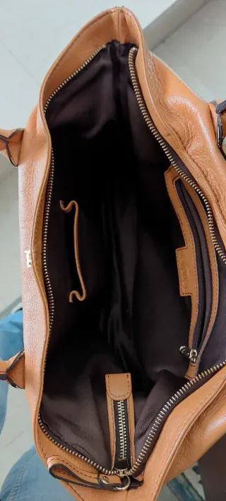 Bolso de hombro color mostaza