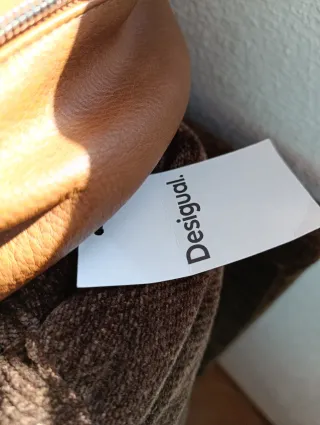 Mochila Desigual Marrón Grande