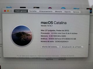 iMac 27 Finales 2012 Plata
