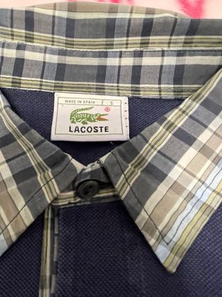 Polo Lacoste Vintage Original Azul