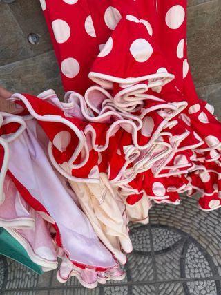 Traje flamenca, talla 38, en buen estado
