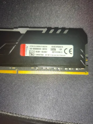 Tarjeta RAM 16 GB ddr4