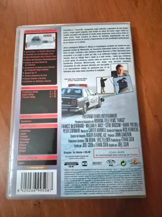 Hermanos Coen. Fargo. Arizona baby DVD