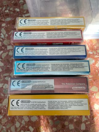 Lote pokemon Nintendo gameboy