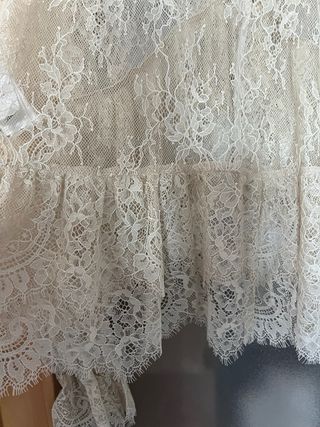 Camisa Zara encaje volantes colección limitada