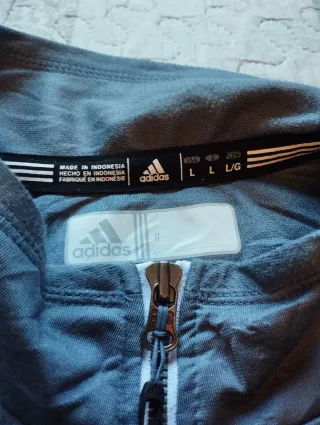Chaqueta con cremallera Adidas talla L
