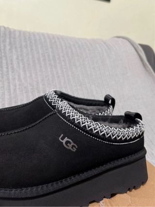 UGG Negro Zuecos Plataforma