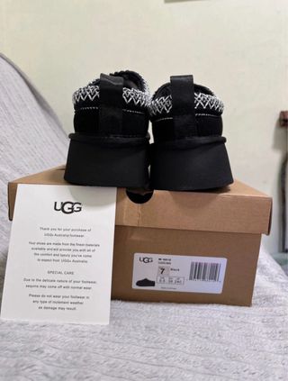 UGG Negro Zuecos Plataforma