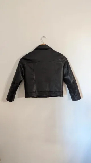 Chaqueta cuero niña Zara
