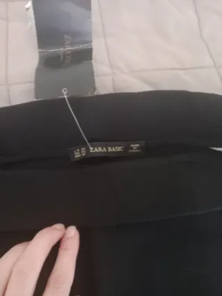 Falda Zara Negra Talla XS