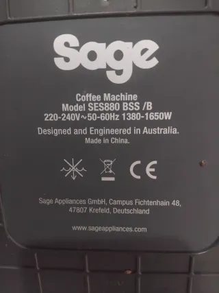 Cafetera Sage Profesional Italiana