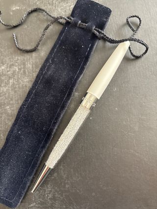 Bolígrafo Swarovski Blanco. Último.