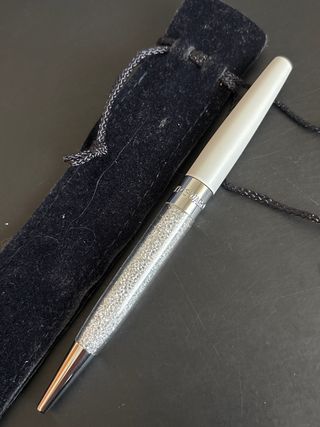 Bolígrafo Swarovski Blanco. Último.