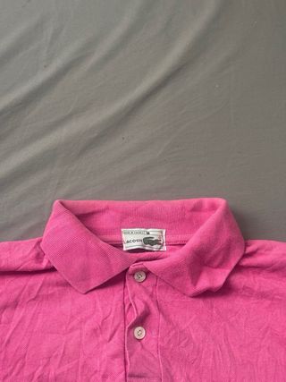 Polo Lacoste Rosa Talla M