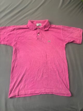 Polo Lacoste Rosa Talla M