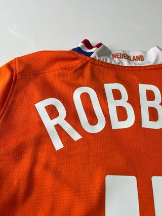 Camiseta nike Holanda 2008 Robben talla S naranja