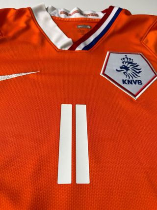 Camiseta nike Holanda 2008 Robben talla S naranja