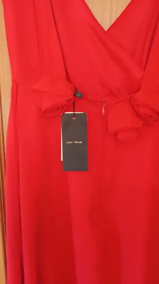 Vestido rojo largo
