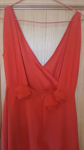 Vestido rojo largo