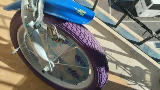 Bicicleta Infantil Frozen con Asiento