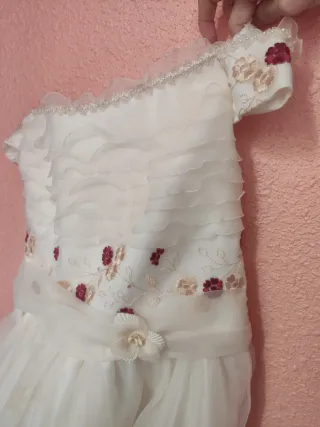 Vestido beige comunión