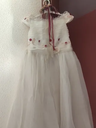 Vestido beige comunión