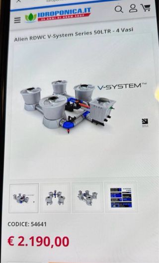 Set x idroponica professionale.Anche separatamente