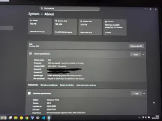 Portátil Dell Latitude 5570 32GB 2TB RAID 0