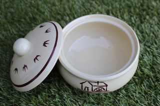 Zuccheriera Mulino Bianco Ceramica Beige