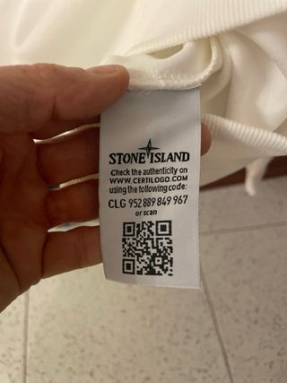 White Sweatshirt Stone Island size L