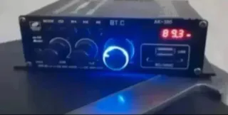 Amplificador AK380 Bluetooth 800W + Mando + Fuente