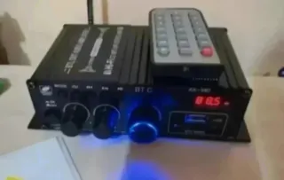 Amplificador AK380 Bluetooth 800W + Mando + Fuente