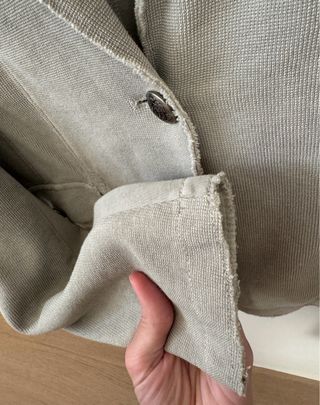 Chaqueta blazer algodón Marc Aurel gris piedra