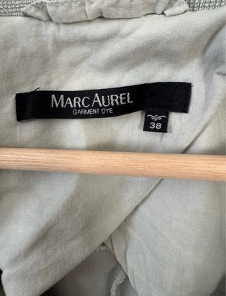 Chaqueta blazer algodón Marc Aurel gris piedra