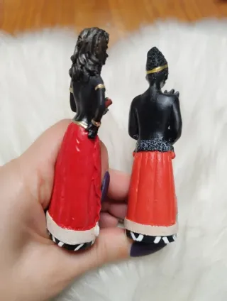 Conjunto Imagens Mini Exu e Pomba Gira