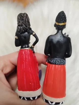 Conjunto Imagens Mini Exu e Pomba Gira