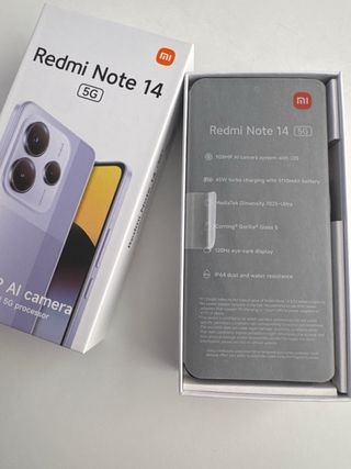 Xiaomi Redmi Note 14 5G black Nuevo sin estrenar!