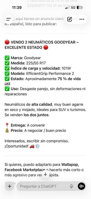 2 Ruedas Coche Usadas