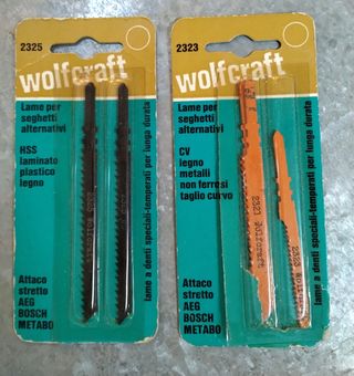 Lame Wolfcraft per seghetto alternativo